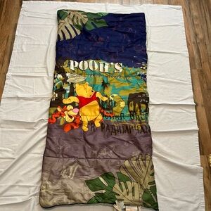 Disney Winnie the Pooh Kids Sleeping Bag Pooh's Jungle Adventures 58" X 58" Open
